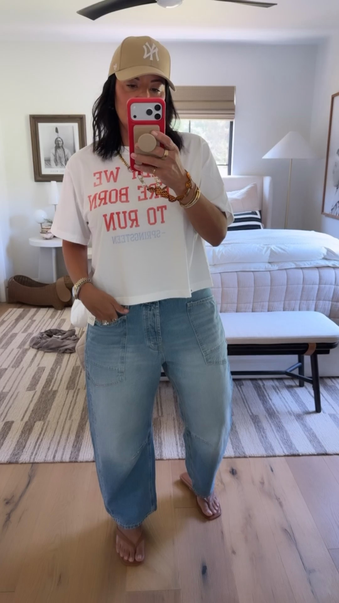 Top size medium. I’m returning the jeans and getting my true size (I’m a curvy size 8 and going to order the 29), sandals fit tts.

#LTKootd #LTKgrwm #LTKOver40