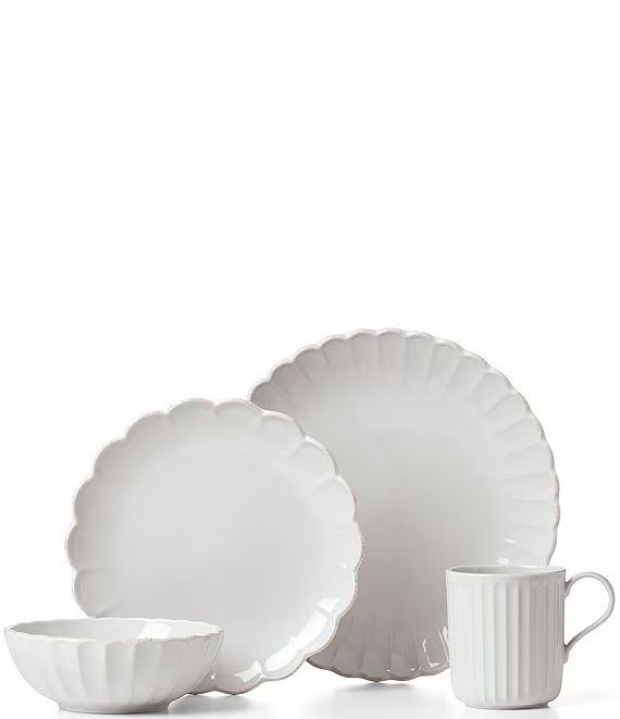 LenoxFrench Perle Scallop 4-Piece Place Setting | Dillards