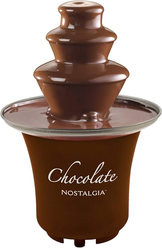 Nostalgia 3 Tier Electric Chocolate Fondue Fountain Machine for Parties - Melts Cheese, Queso, Ca... | Amazon (US)