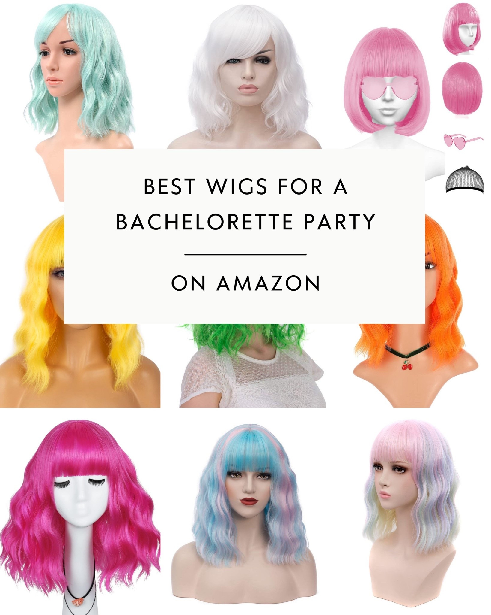 Alter ego bachelorette night?! I’ve rounded up some amazing (and colorful!) wig options from Amazon! 

#LTKWedding #LTKParties