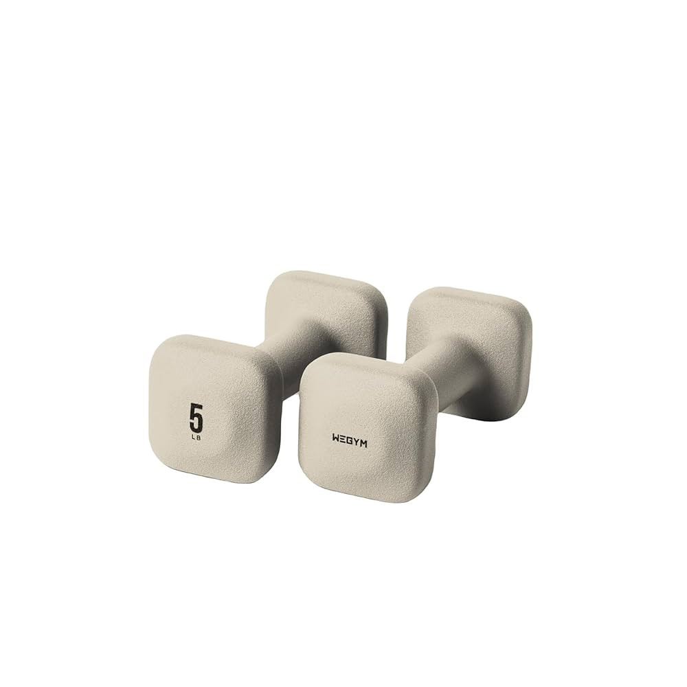 SafeGrip Dumbbells, Anti-Slip, Anti-Roll, Thick Handles, Free Weights, Square Dumbbells for Secur... | Amazon (US)