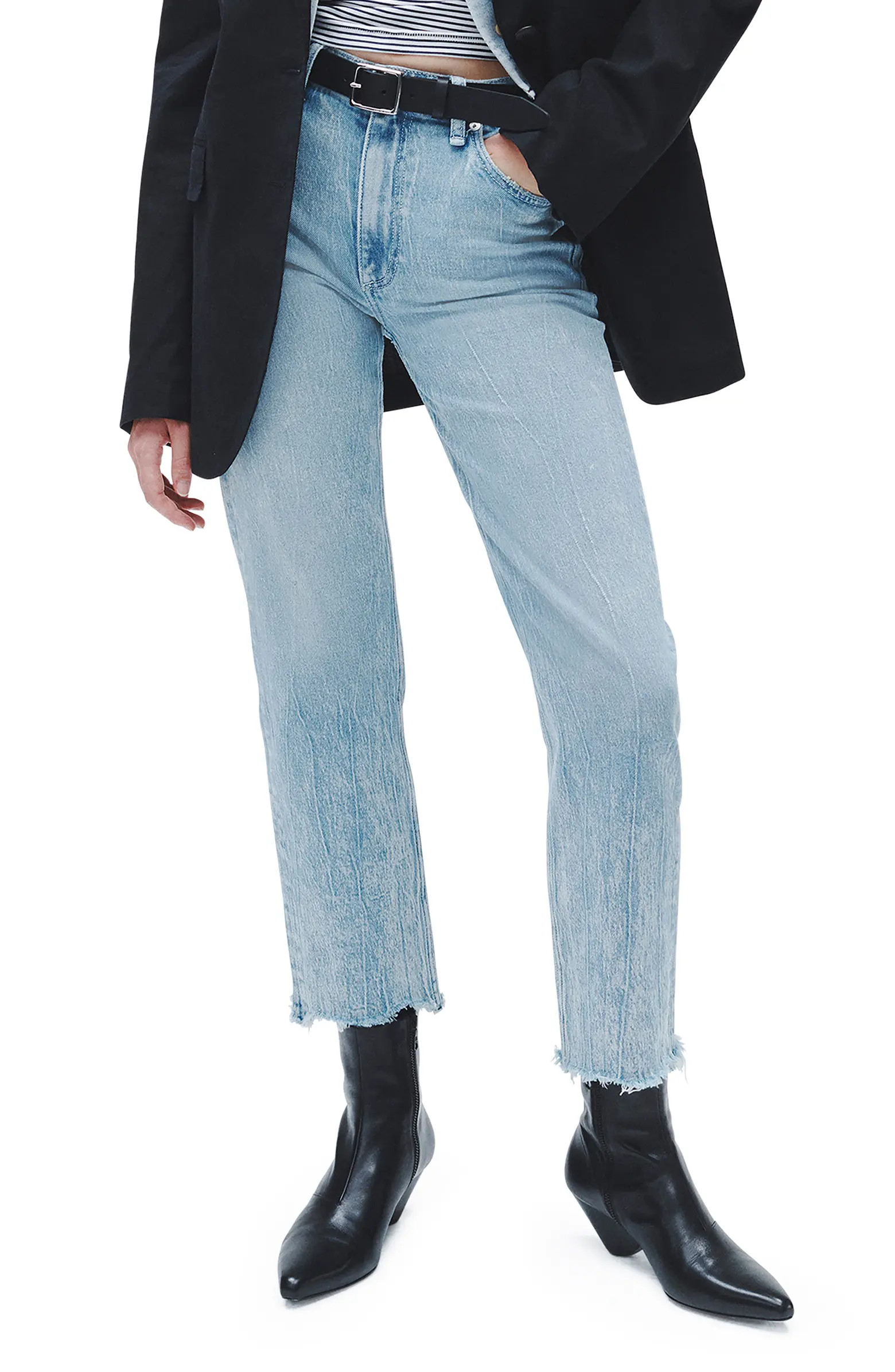 rag & bone Harlow Ankle Straight Leg Jeans | Nordstromrack | Nordstrom Rack