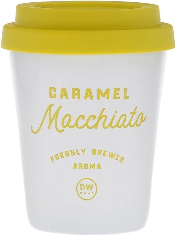 DW Home Latte Fresh Aroma Single Wick Candles with Lid (11.2 oz) (Caramel Macchiato) | Amazon (US)