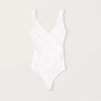 Sleeveless Wrap Bodysuit | Abercrombie & Fitch (US)