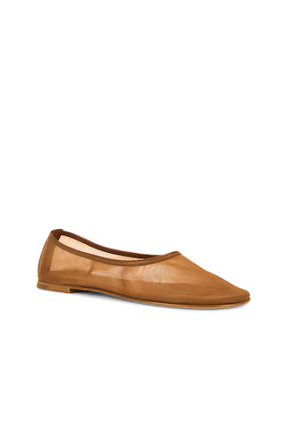 Dear Frances Balla Mesh Flat in Cognac Tan from Revolve.com | Revolve Clothing (Global)