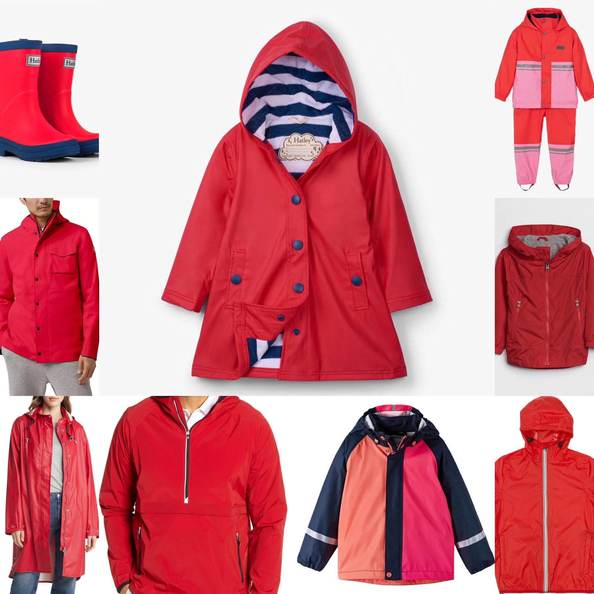 Why be blah and drab on a rainy day? Wear a color of the rainbow for your whole family! Bonus… easier to spot each other in the rain!

#LTKfamily #LTKstyletip #LTKSeasonal