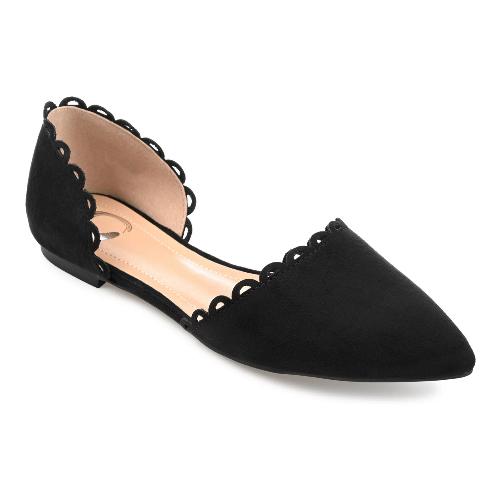 Journee Collection Jezlin Women's D'Orsay Flats, Size: 5.5, Black | Kohl's