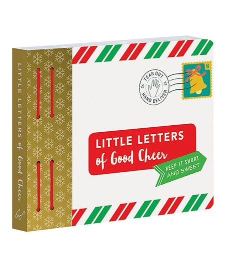 Little Letters of Good Cheer Book | Zulily