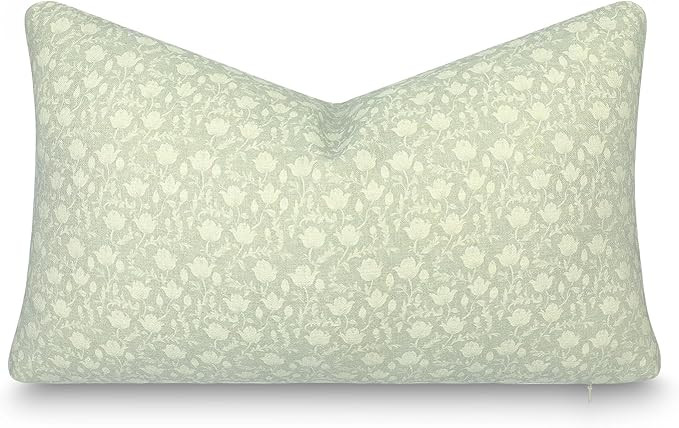 Crumbs Home Modern Farmhouse California Casual Indoor Outdoor Lumbar Pillow Cover, 12"x20" Water ... | Amazon (US)