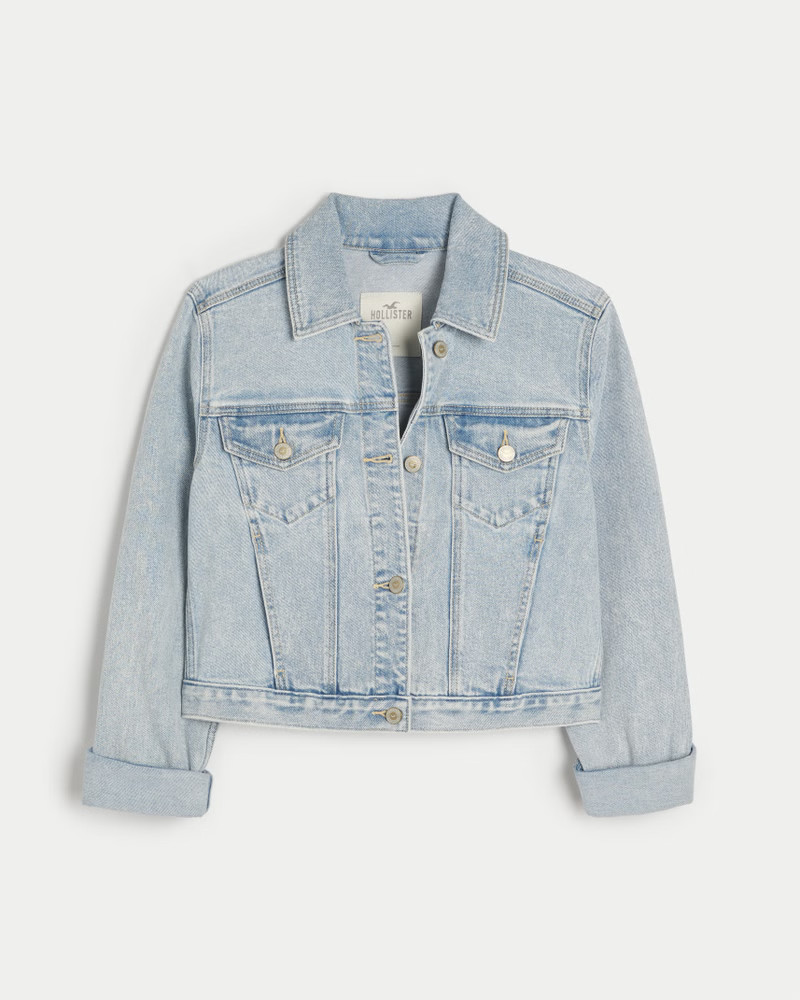 Light Wash Denim Jacket | Hollister (US)