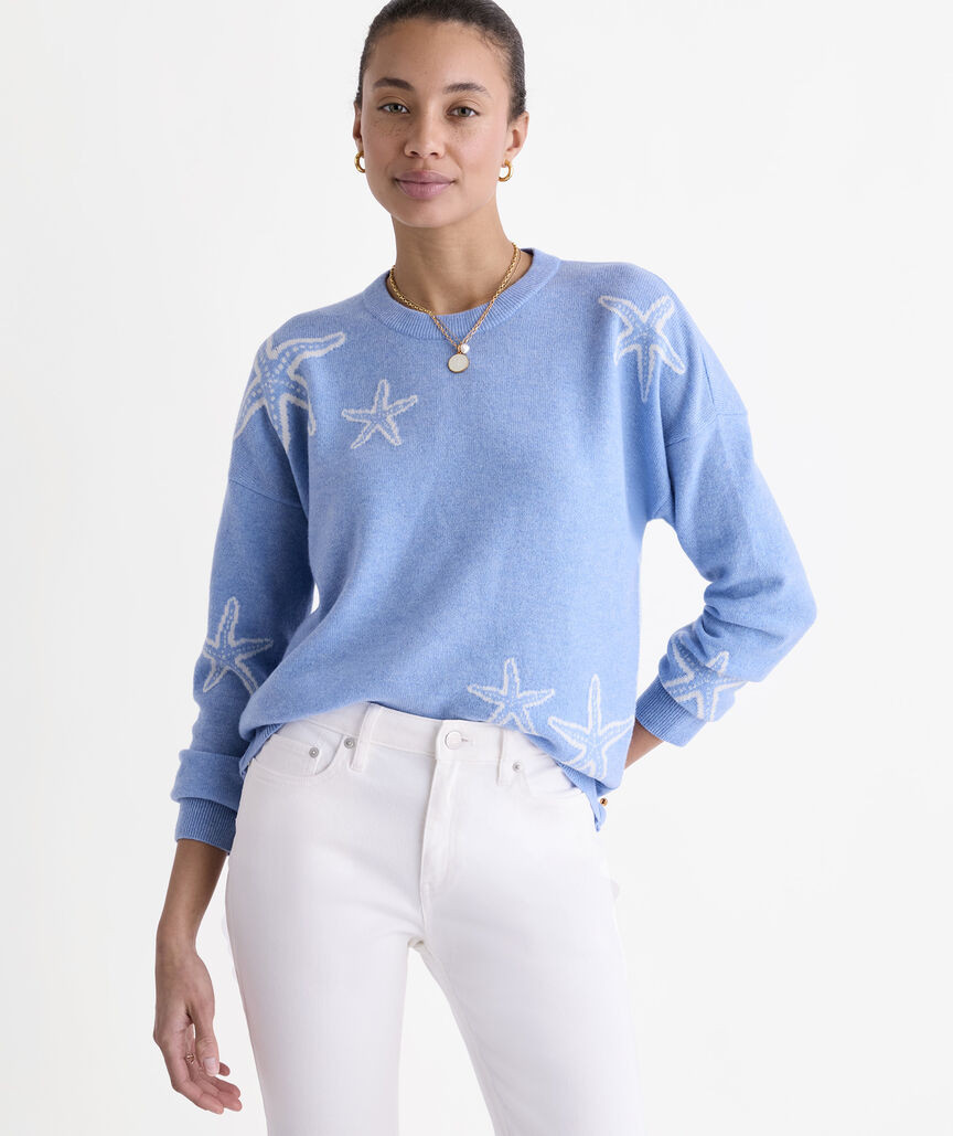Seaspun Cashmere Intarsia Sweater | vineyard vines