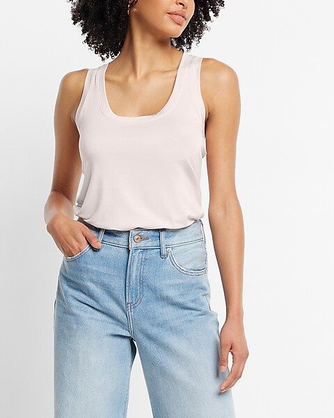 Supersoft Relaxed Scoop Neck Tank | Express