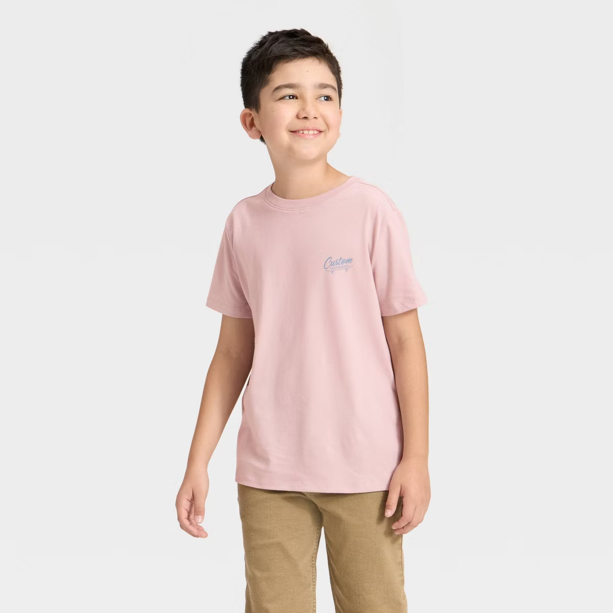 Boys' Short Sleeve Graphic T-Shirt - Cat & Jack™ Pink | Target