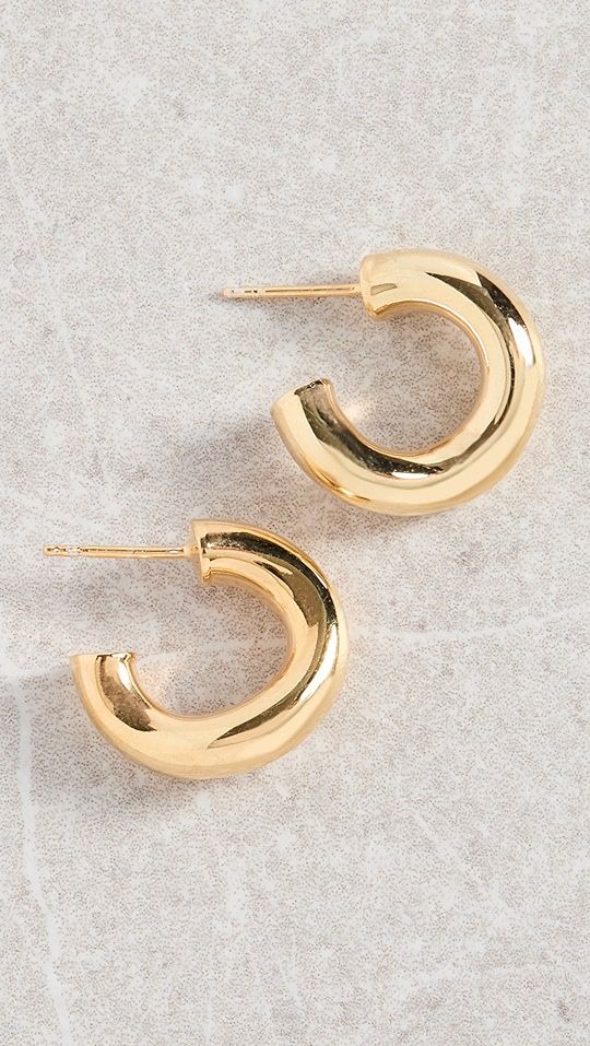 Adina's Jewels Mini Curved Tube Hoop Earrings | SHOPBOP | Shopbop