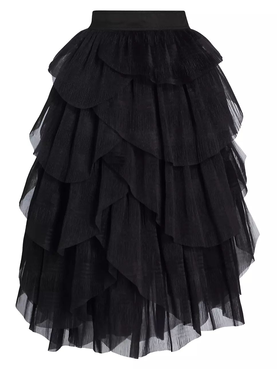Elsie Tulle Pleated Midi-Skirt | Saks Fifth Avenue