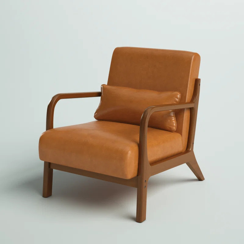 Bradley Faux Leather Armchair | Wayfair North America