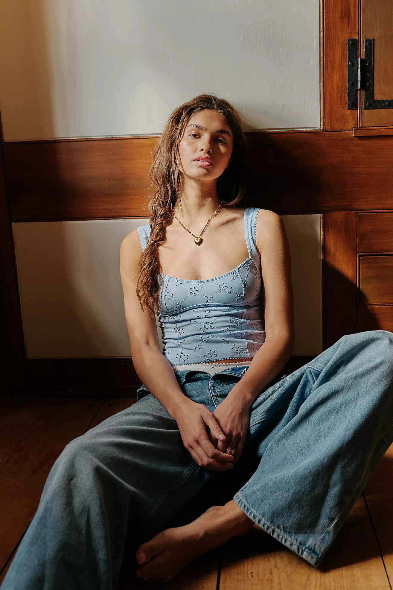 Full Bloom Eyelet Cami | Free People (Global - UK&FR Excluded)