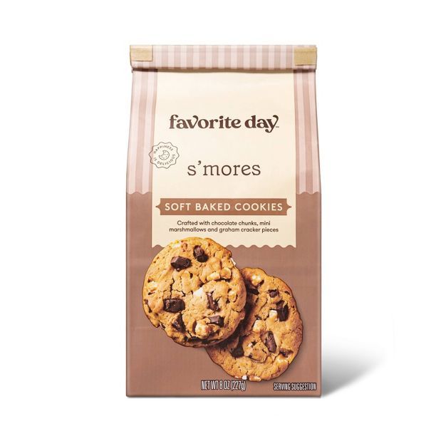 S'mores Soft Baked Cookies - 8oz - Favorite Day™ | Target