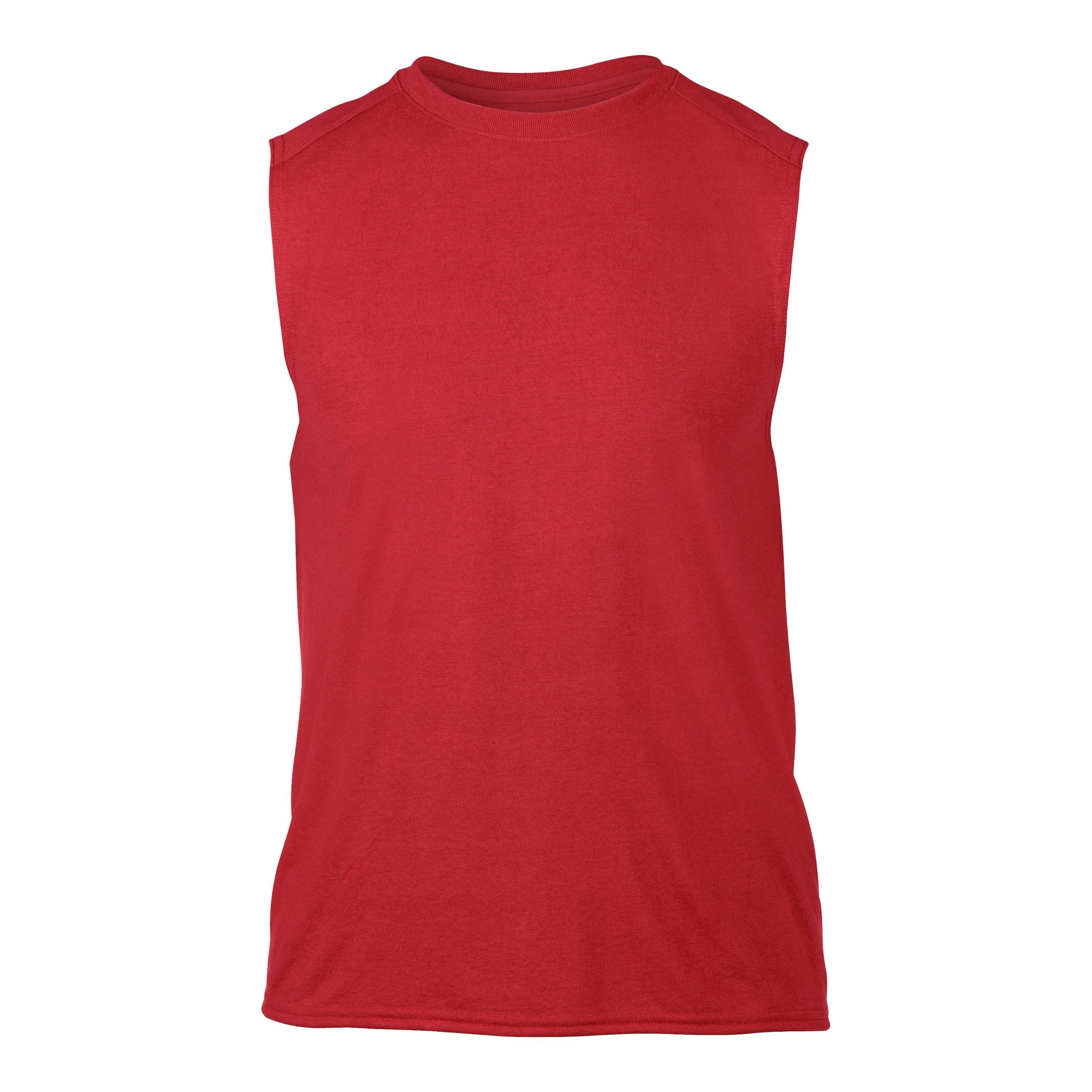 Gildan Mens Performance Sleeveless T-Shirt / Vest (Red) - S | Verishop