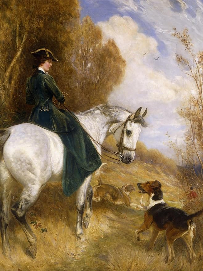 ART.COM Wall Art Prints The Pride of the Hunt by John Charlton, Animals Decor, 12" x 16" | Amazon (US)