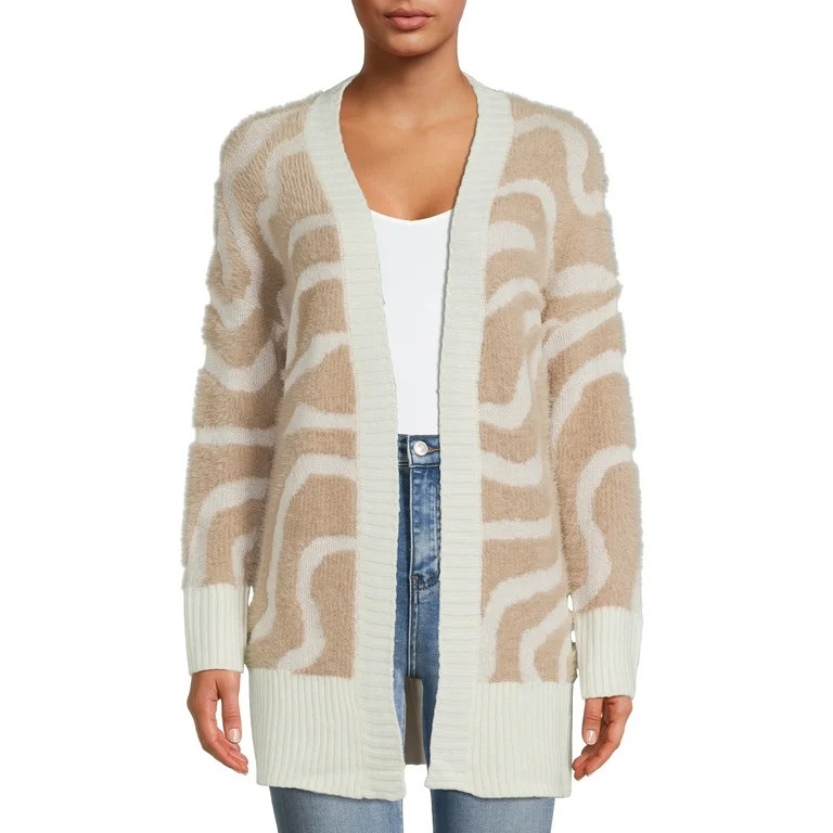 Dreamers by Debut Women's Print Cardigan Sweater | Walmart (US)