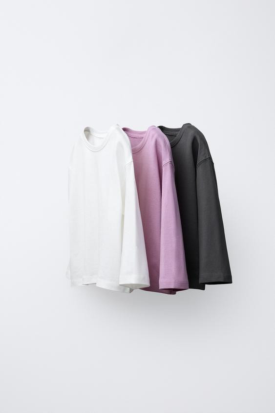 THREE-PACK OF BASIC T-SHIRTS | Zara US