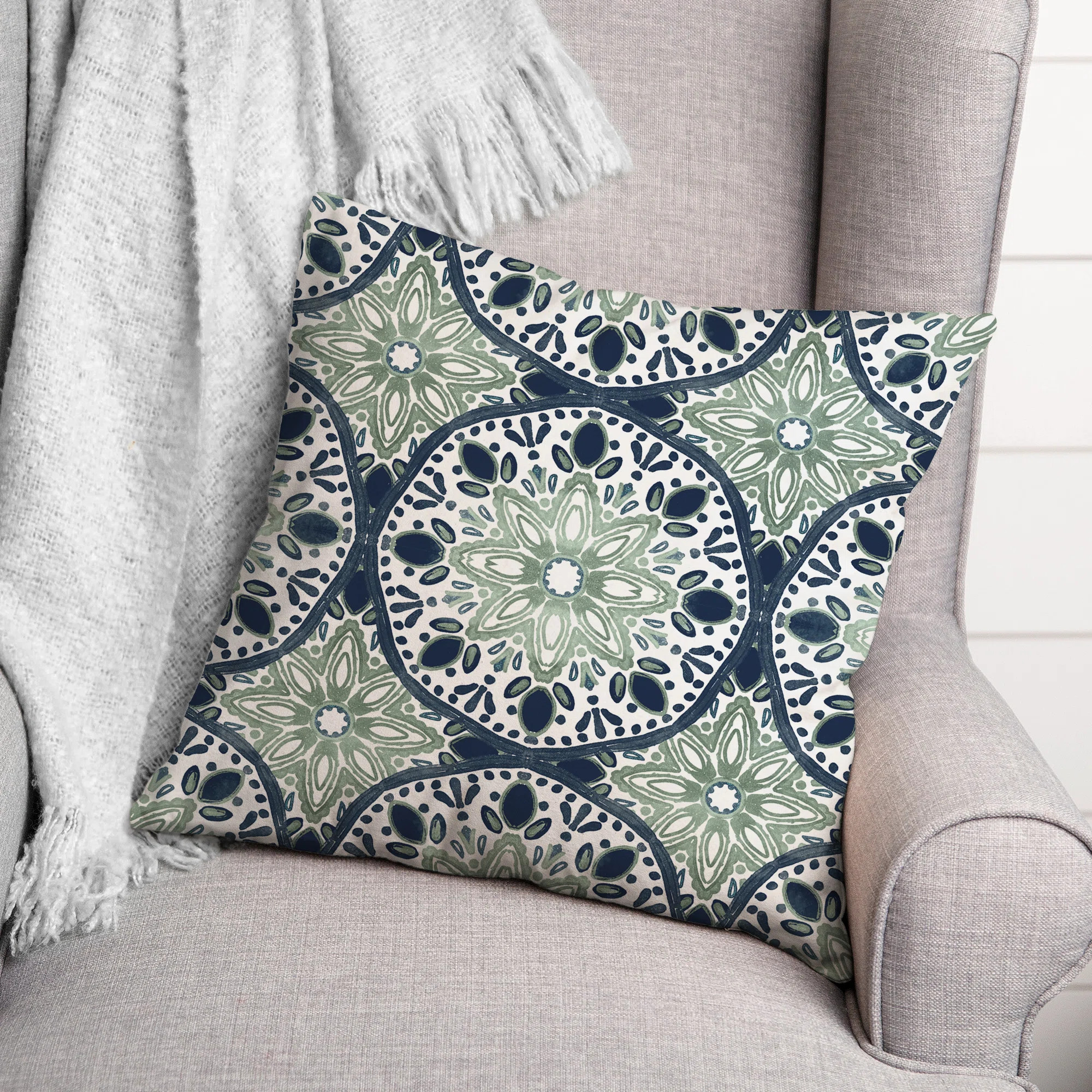 Designs Direct Creative Group Outdoor Square Pillow Cover & Insert & Reviews | Wayfair | Wayfair North America