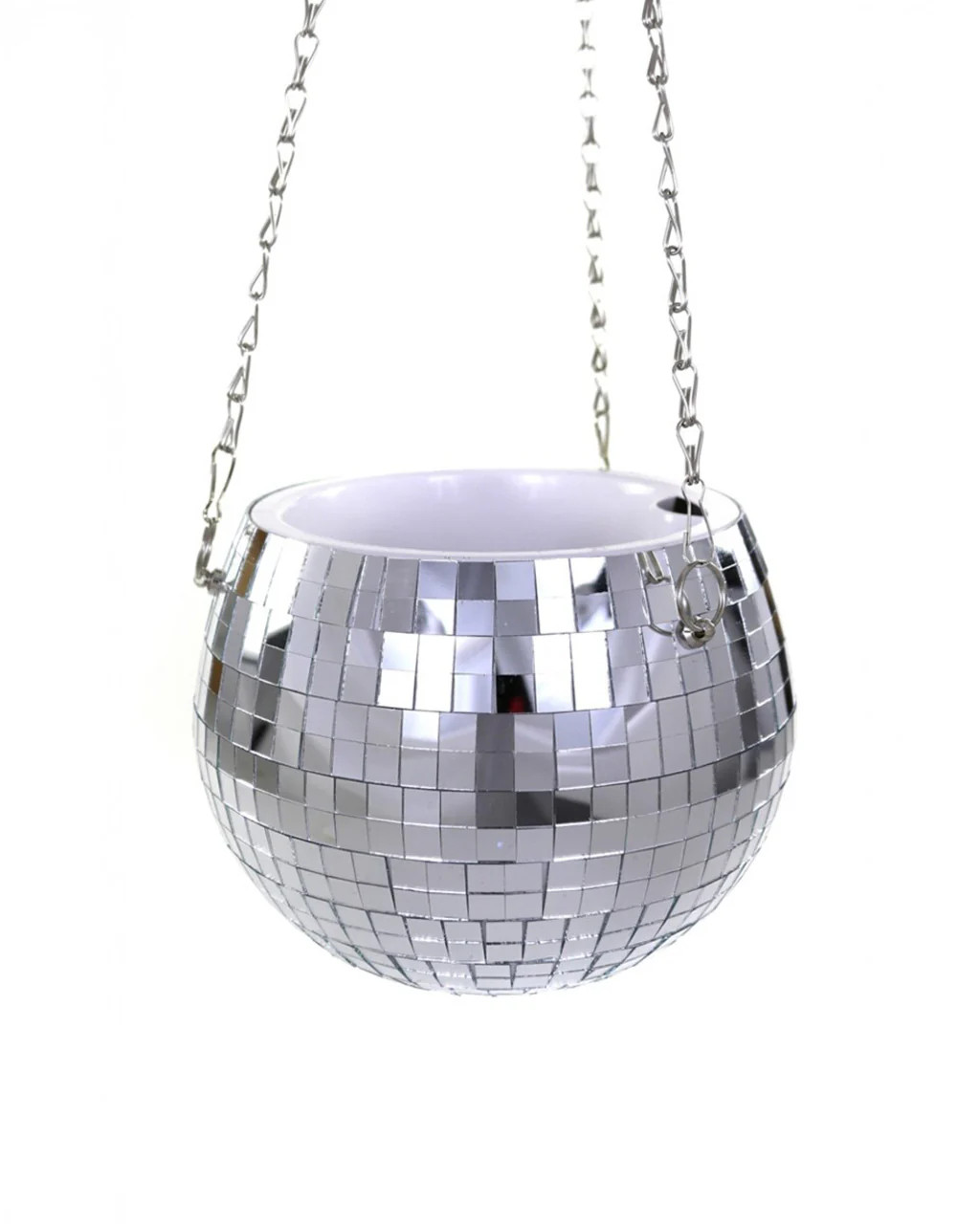 Large Disco Ball Planter - Silver | ban.do