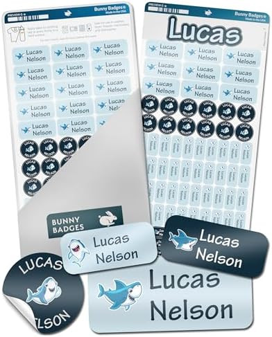 Personalized Daycare Name Labels for Kids (130 Labels) - Custom Waterproof Name Stickers for Clot... | Amazon (US)