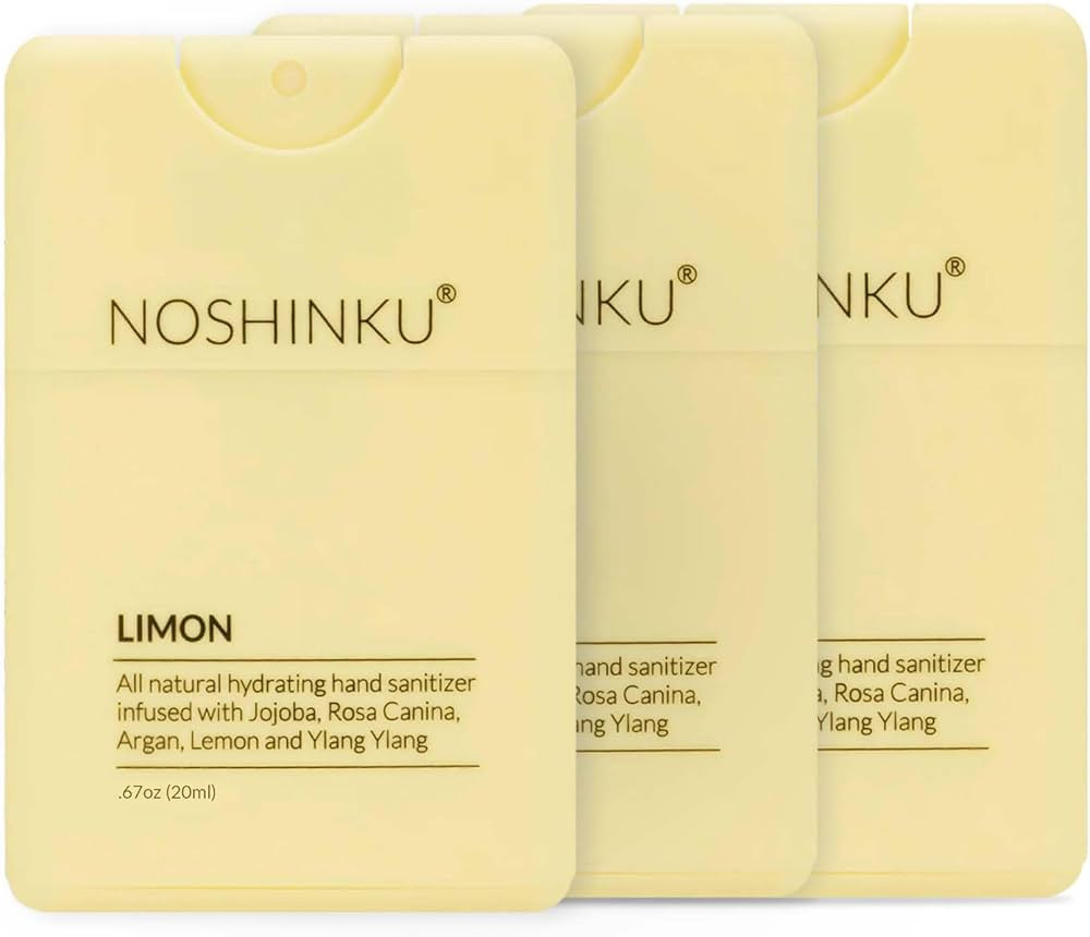 Noshinku Pocket Hand Sanitizer | Bundle (Limon Refillable (3-Pack)) | Amazon (US)