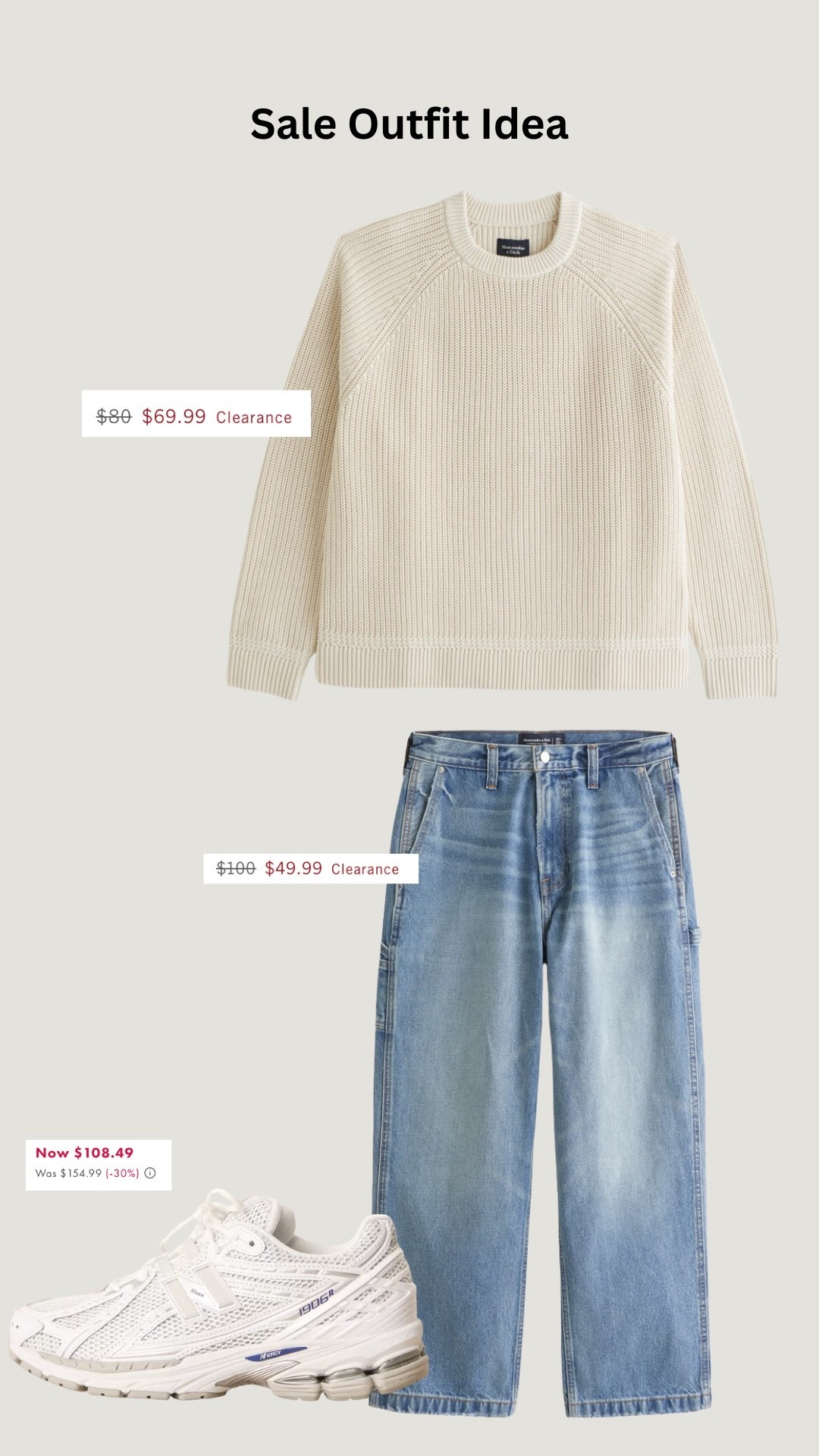 Simple outfit formula that never misses: textured knit + relaxed denim + clean sneakers. All on sale right now so this is the perfect time to upgrade your basics.

Hashtags:
#mensstyle #mensfashionpost #outfitformula #springoutfits #minimalmenswear #denimstyle #casualfits #everydayoutfit #affordablefits #saleoutfits #newbalance #streetwearmen #ltkfit #ltkfashion #menswearstyle

#LTKMens #LTKSaleAlert #LTKdayinmylife