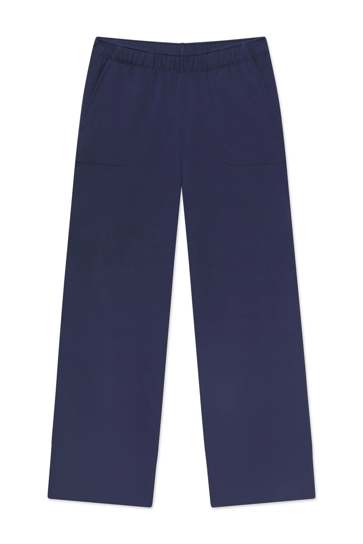 Wide Leg Lounge Pant in English Navy | Lake Pajamas
