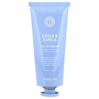 Maria Nila, Coils & Curls Oil in Cream, 3.4 fl oz (100 ml) | iHerb