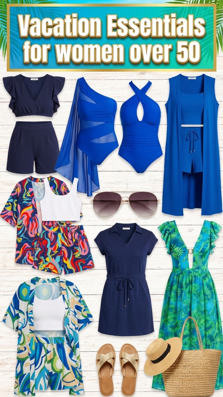 Cute Matching Set Outfit for Poolside Style

This matching set is the perfect blend of comfort and effortless summer style. Featuring a ribbed crop top, comfy drawstring shorts, and a lightweight sleeveless duster, this outfit is ideal for beach vacations, resort wear looks, poolside lounging, brunch dates, and casual summer outings. Paired with neutral wedge sandals and oversized sunglasses, this look captures the trending coastal vacation aesthetic and elevated everyday fashion vibe Pinterest users are loving right now. Save this outfit inspo for your next tropical getaway, summer capsule wardrobe, or European summer vacation style guide.

#LTKootd #LTKgrwm #LTKOver40