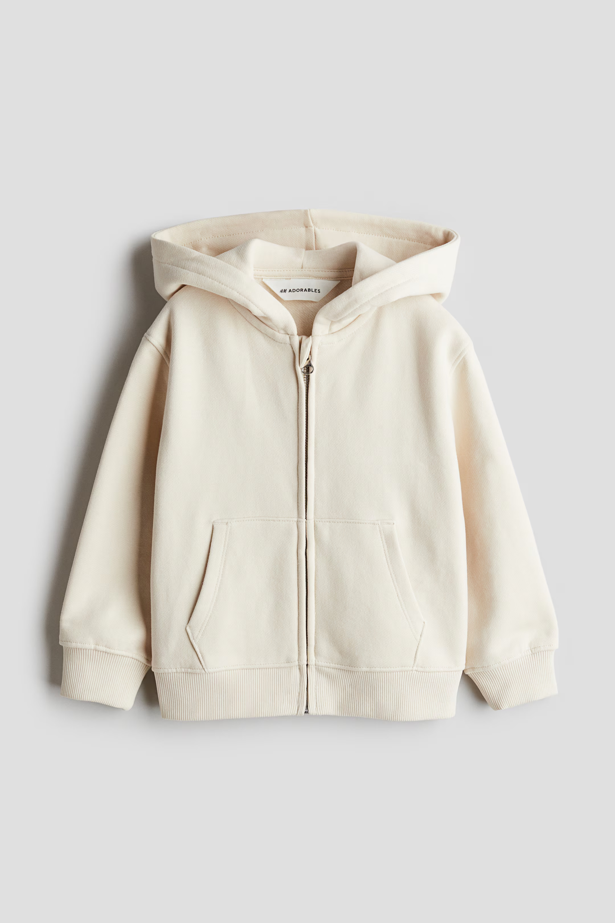 Cotton zip-through hoodie | H&M (UK, MY, IN, SG, PH, TW, HK)