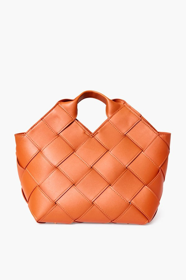 Tan Adeline Woven Bag | Tuckernuck (US)
