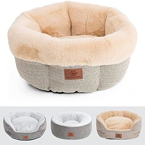 Cat Beds for Indoor Cats,Small Dog Bed,Cuddler Dog Beds,Calming Dog Bed Donut,Soft Anxiety Cozy Pet  | Amazon (US)