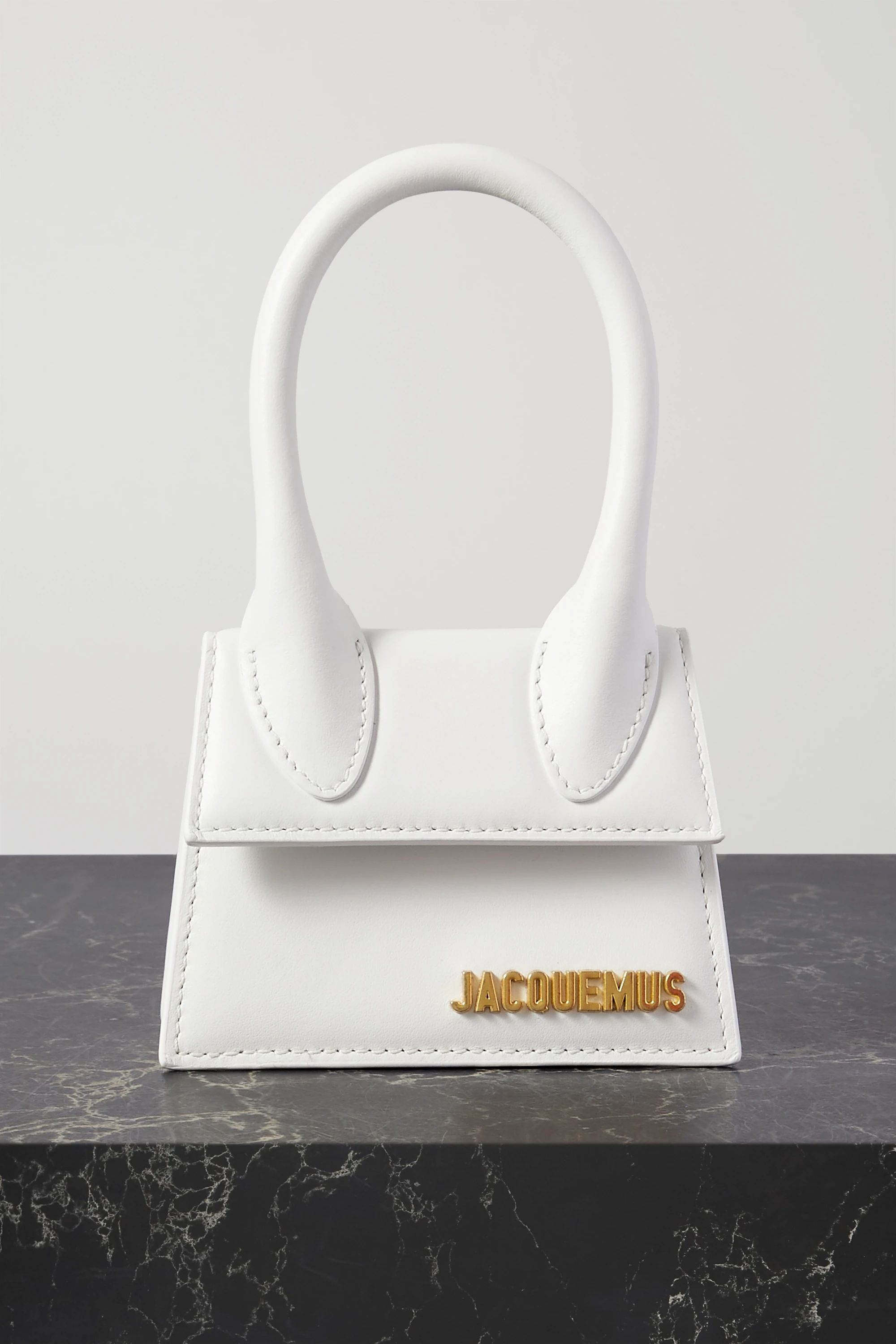 White Le Chiquito mini leather tote | Jacquemus | NET-A-PORTER | NET-A-PORTER (US)