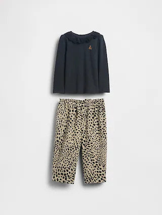 Baby Eyelet Collar Outfit Set | Gap (US)