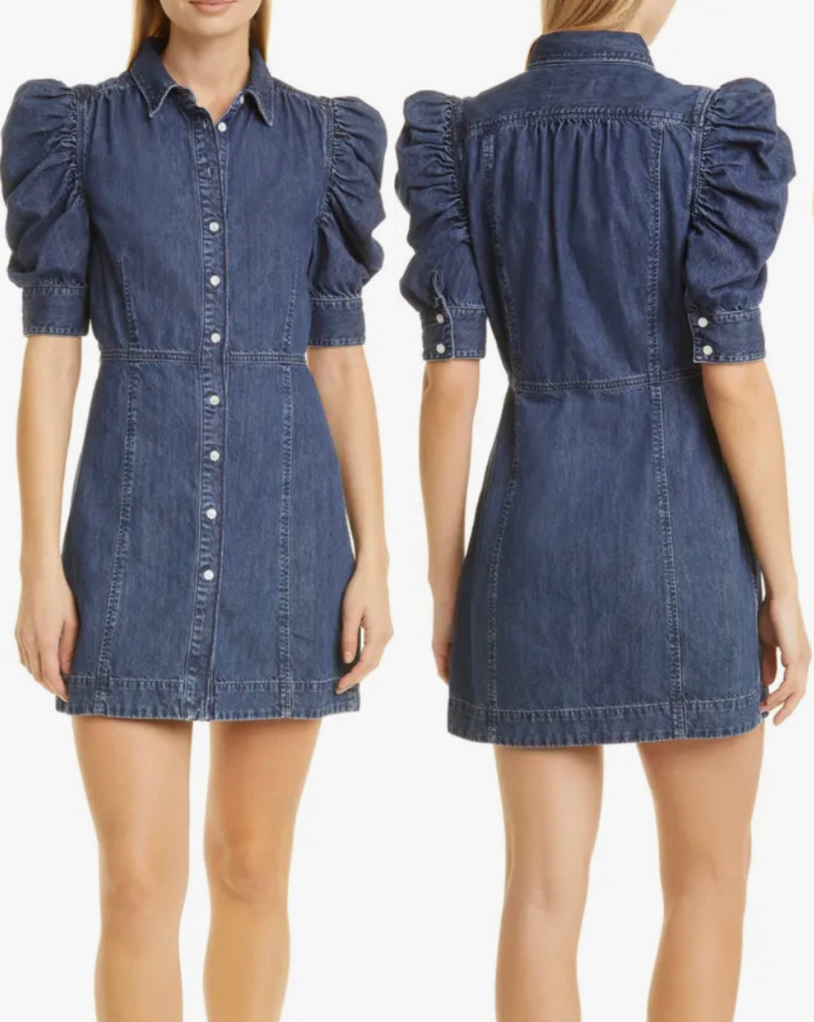 Denim Dress
Minidress
Frame Dress 

#LTKstyletip #LTKsalealert #LTKSeasonal
