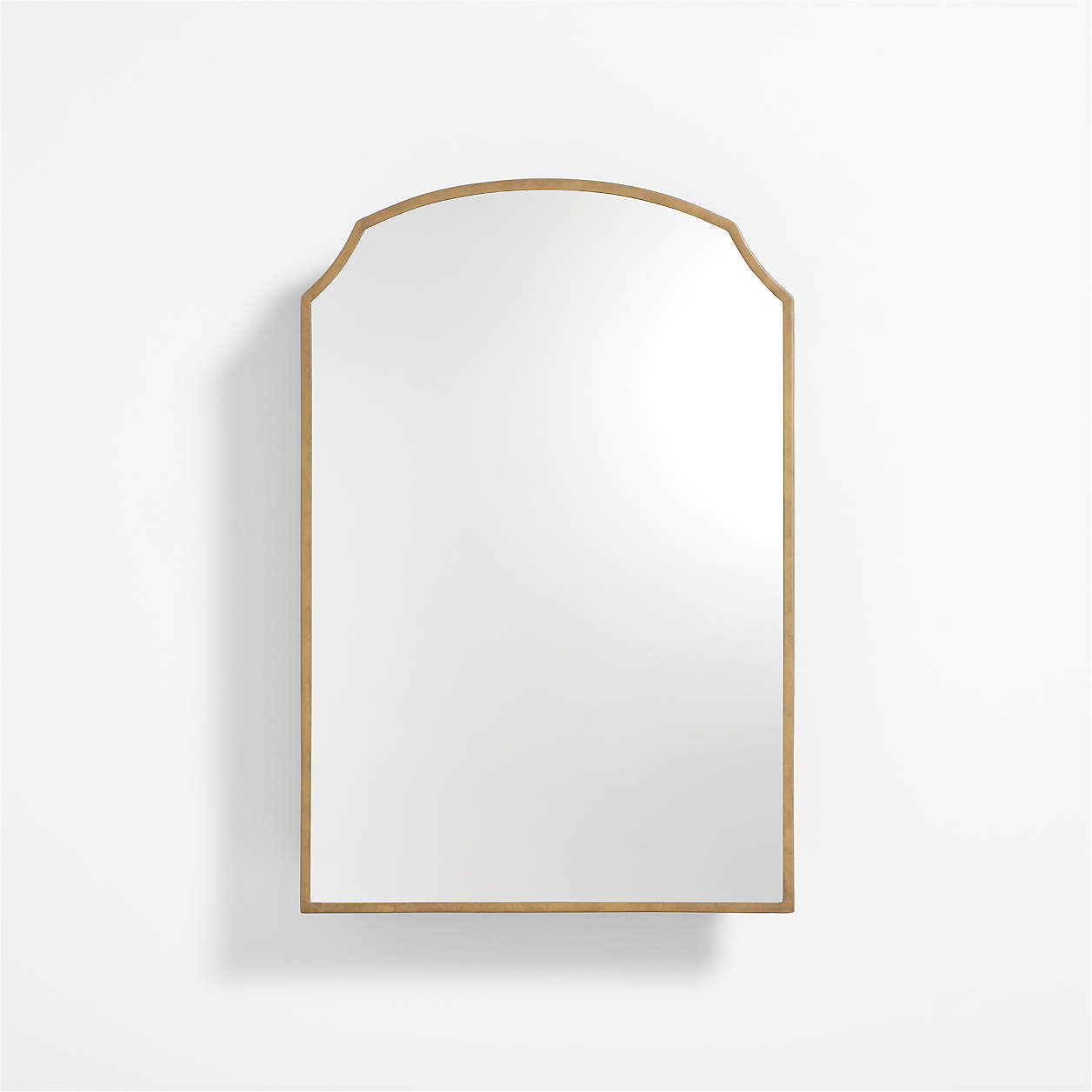 Emmy Brass Metal Medcine Cabinet Bathroom Medicine Cabinet 36.25"x24.5" + Reviews | Crate & Barre... | Crate & Barrel