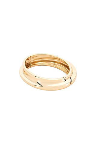 Jenny Bird Lennon Bangle in Metallic Gold. | Revolve Clothing (Global)