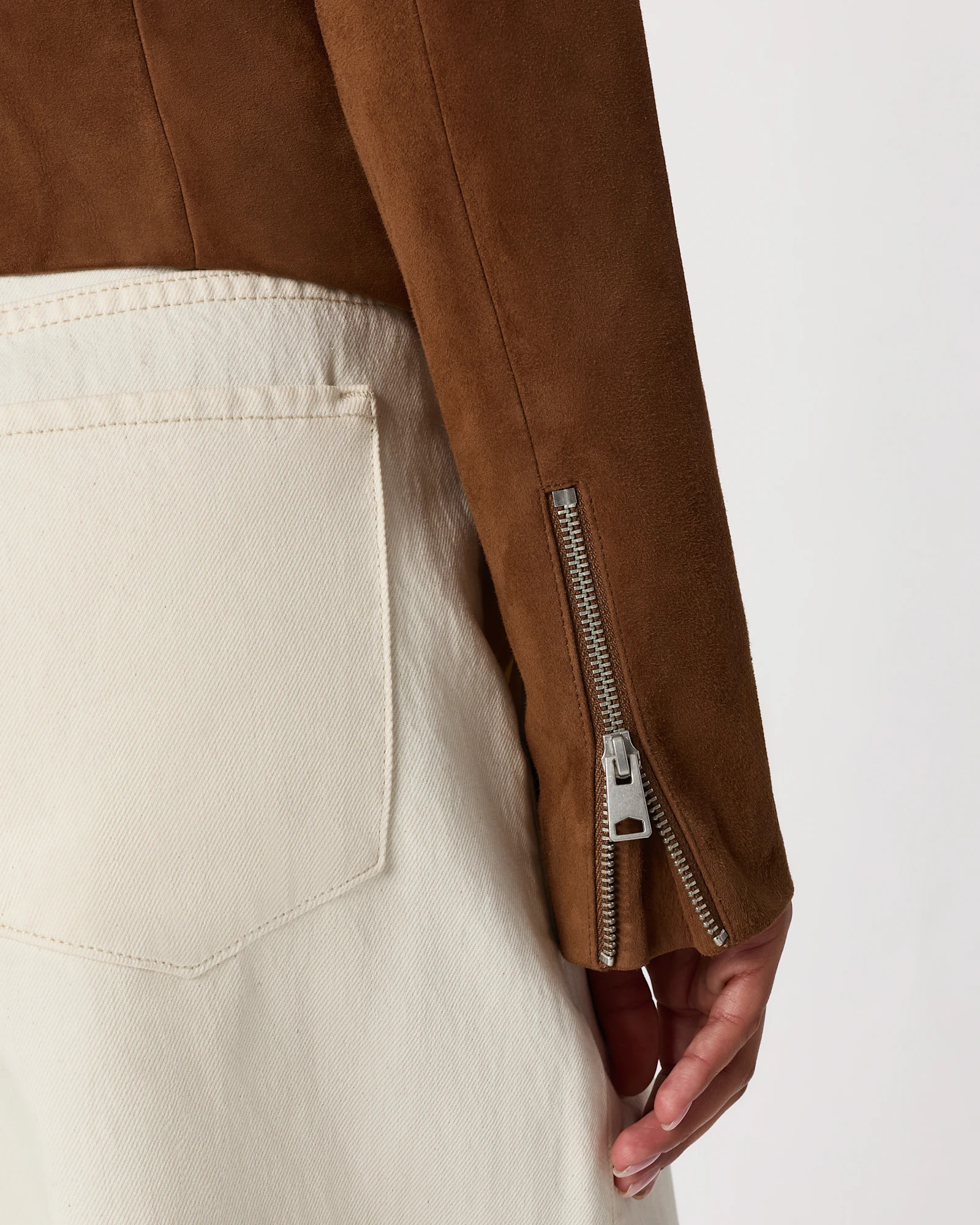100% Suede Biker Jacket | Quince