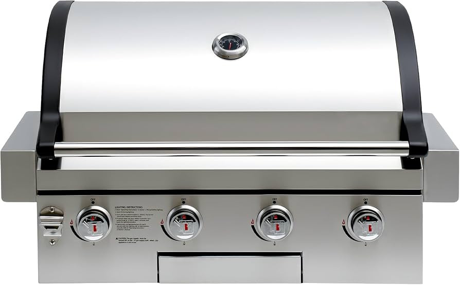 Flintex 30-inch Built-in BBQ Gas Grill (NG/LPG Convertible), 4-Burner Outdoor Kitchen Gas/Propane... | Amazon (US)