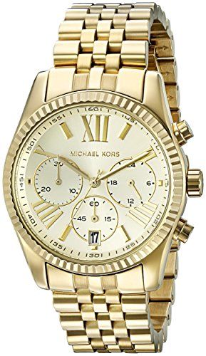 Michael Kors Women's Lexington Gold-Tone Watch MK5556 | Amazon (US)