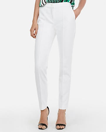 Super High Waisted Chino Ankle Pant | Express