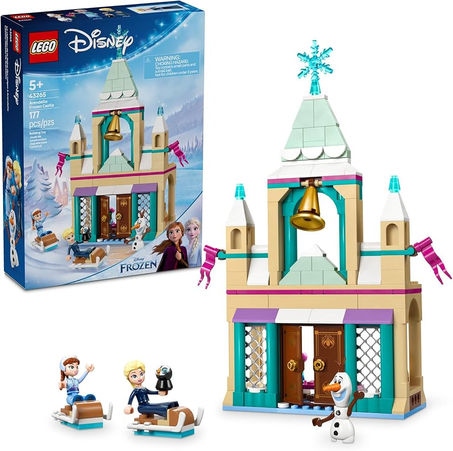 LEGO Disney Frozen: Arendelle Frozen Castle - Building Playset for Kids - Frozen Castle Toy for F... | Amazon (US)