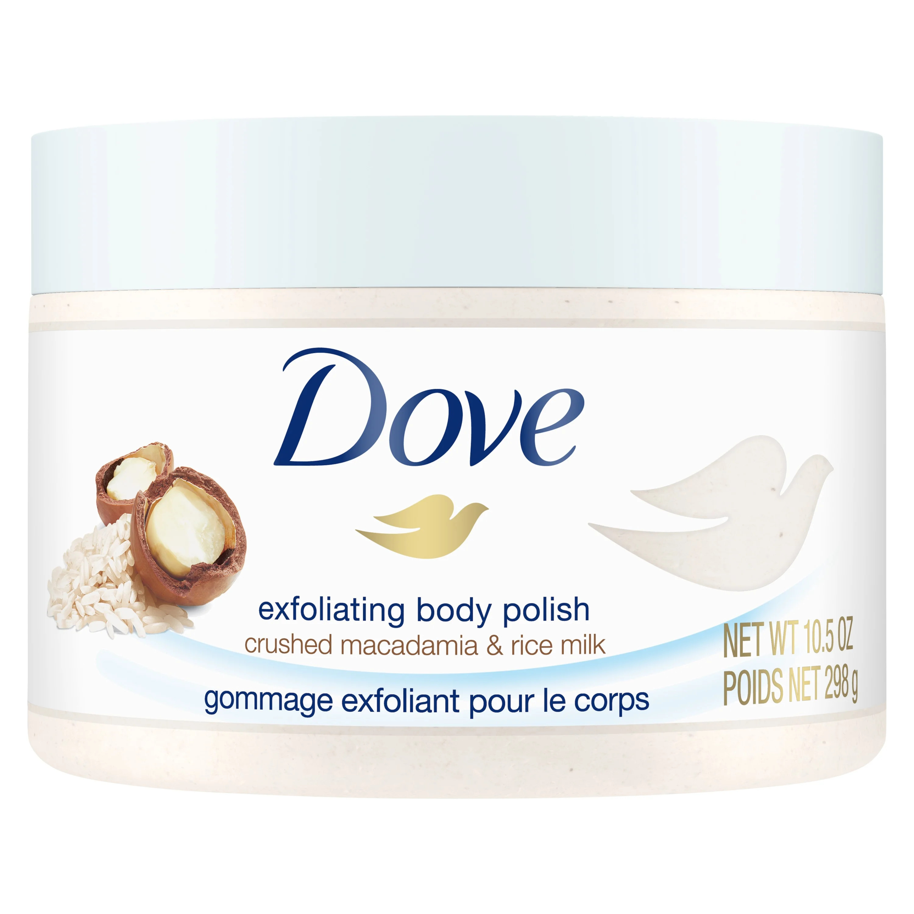 Dove Macadamia and Rice Milk Body Scrub, 10.5 oz | Walmart (US)
