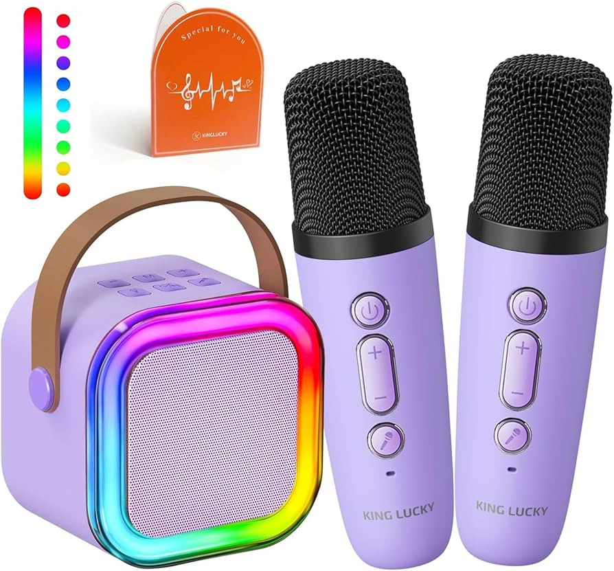 TOP Karaoke Machine for Kids Adults, Portable Bluetooth Mini Karaoke Machine Singing Speaker with... | Amazon (US)