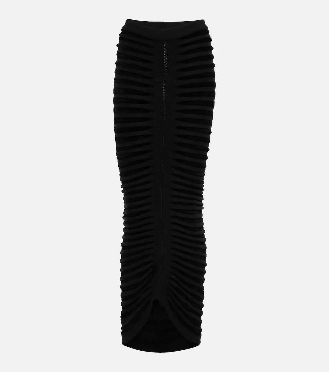 Alaïa3D Skeleton velvet maxi skirt | Mytheresa (US/CA)